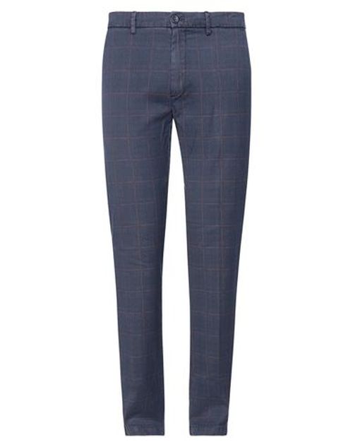 Man Pants Midnight blue Size 36 Cotton, Linen, Elastane