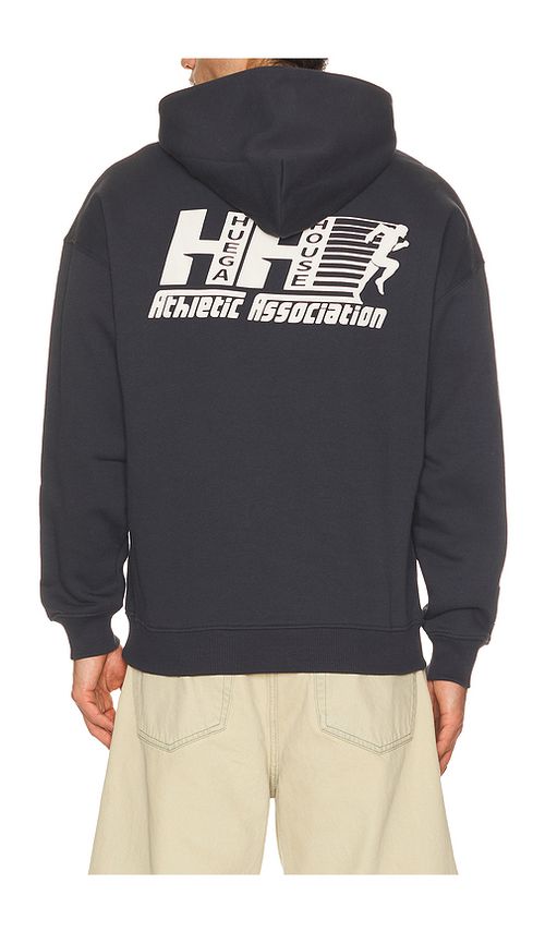 Huega House Warm Up Hoodie in Black. L. Also in M, S, XL/1X