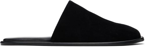 La Collection Black Cameron Slippers