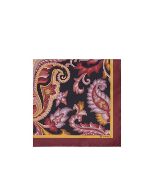 Paisley Printed Satin Scarf