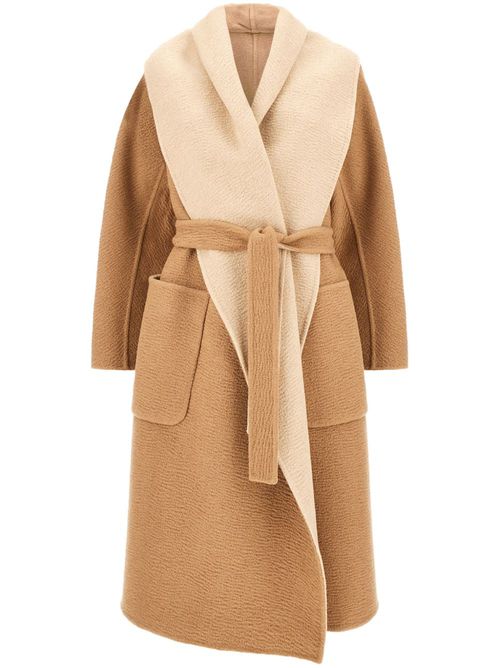 Wool reversible coat - Neutrals