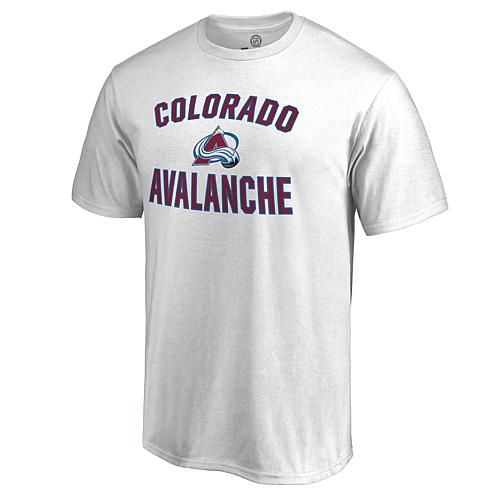 Men's White Colorado Avalanche Victory Arch T-Shirt - Size Large