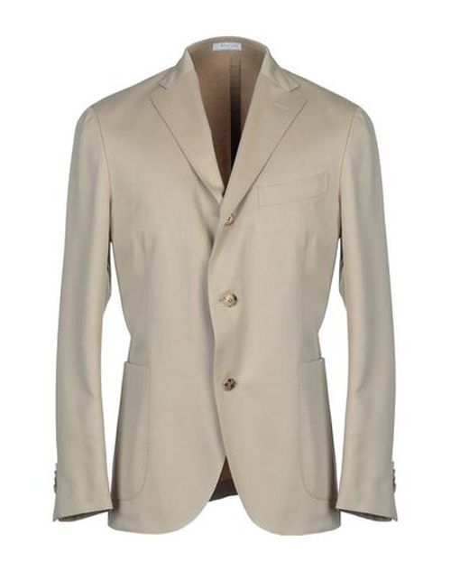 Man Blazer Sand Size 38 Wool, Cotton