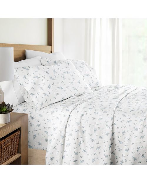 300 Thread Count 4Pc Cotton Pattern Sheet Set
