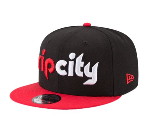 9Fifty NBA Portland Trail Blazers Black/Red Snapback Hat 70557057