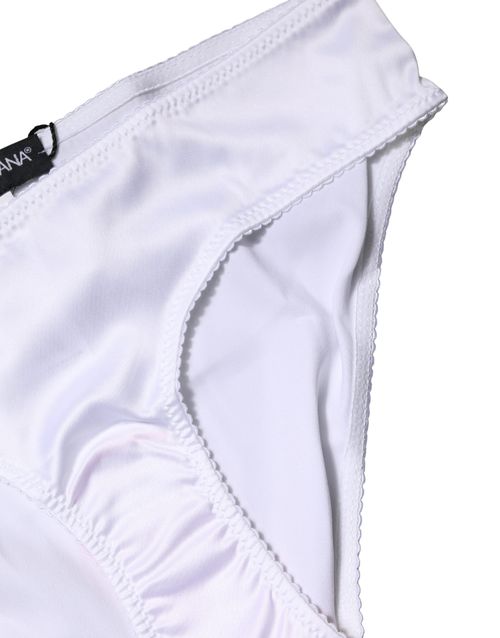 Silk Stretch Brief — White