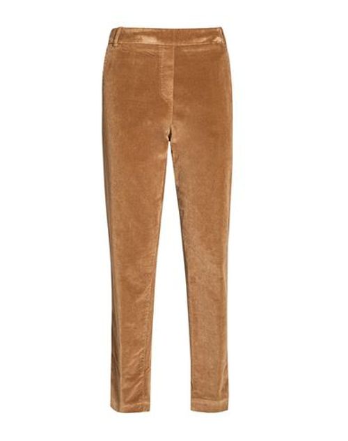 Woman Pants Beige Size 10 Cotton, Viscose, Elastane
