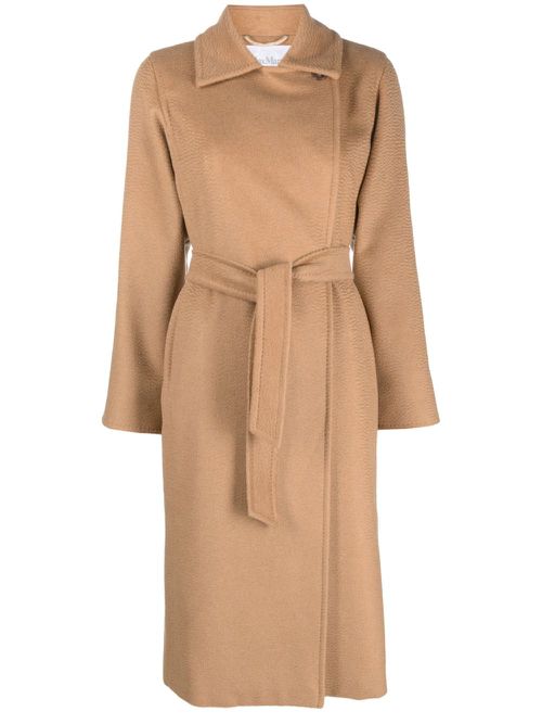 Manuela Icon wrap coat - Brown