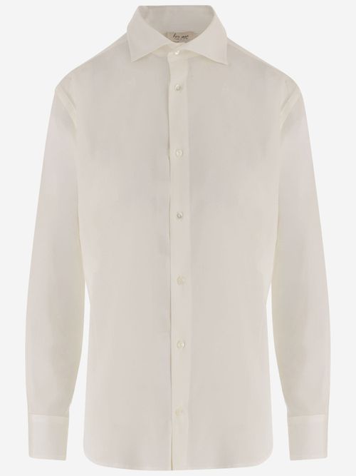 Stretch Silk Shirt — White