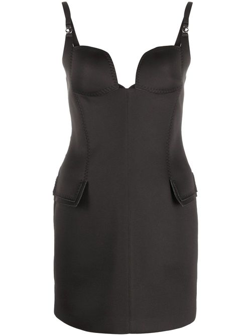Mini bustier dress - Black