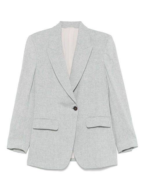 Single-breasted blazer - Grey