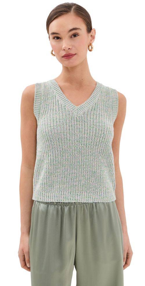Sablyn Lili V Neck Tank Shell Multi 