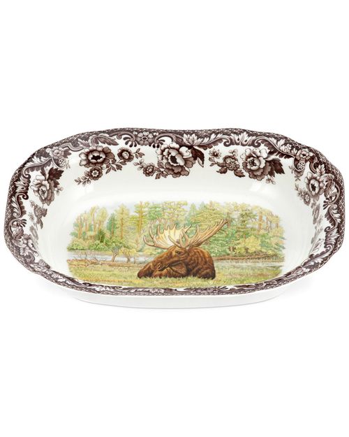 Spode Woodland Large Open Vegetable Dish