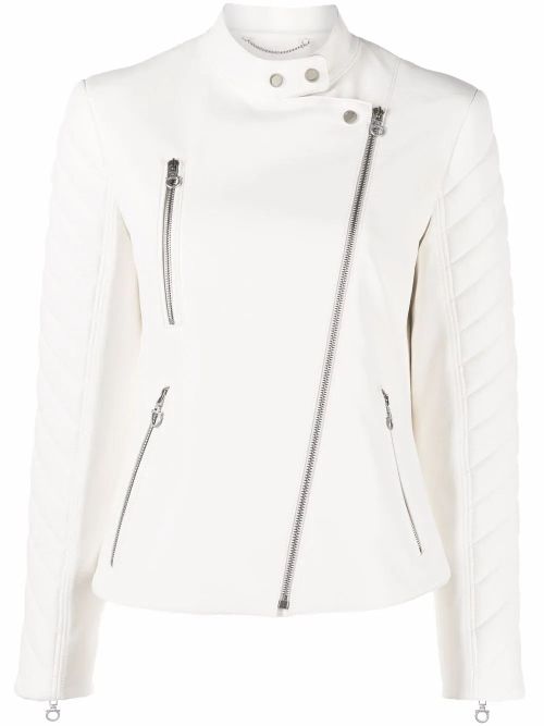Biker Jacket — White