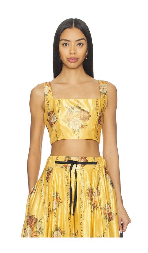 Agua by Agua Bendita Amanda Top in Yellow. L. Also in