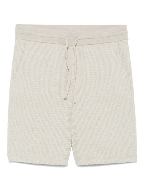 BOSS waffle-knit shorts - Green