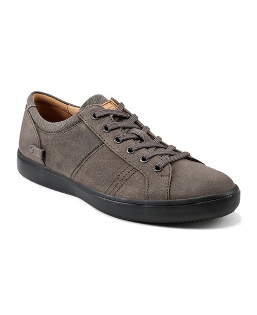 Men's Colle Lace to Toe Sneakers - Dark Taupe Leather