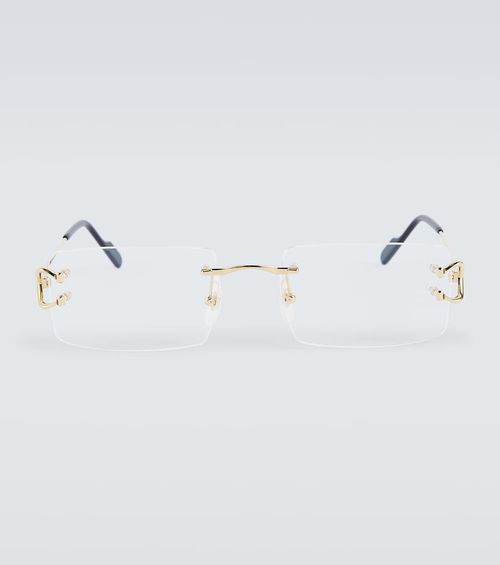 Signature C De Cartier rectangular glasses