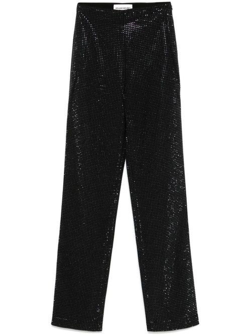 Crystal-embellished trousers - Black