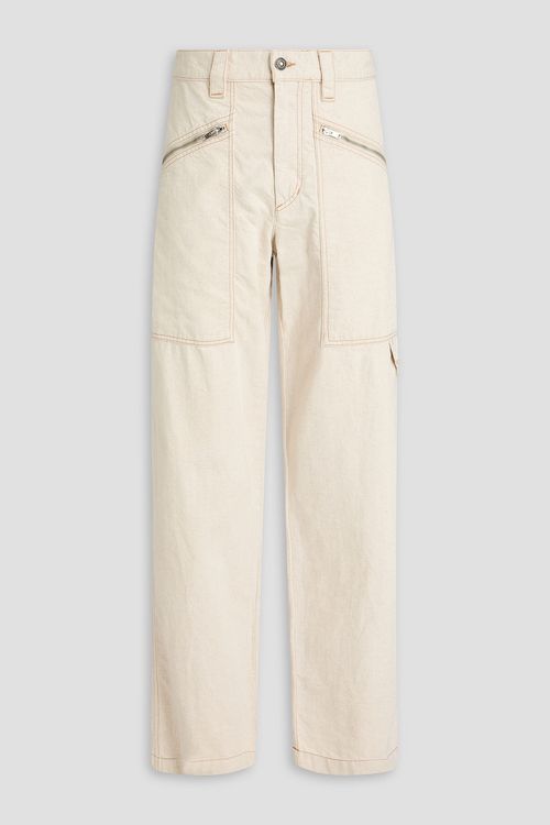 Percy cotton-blend pants - White - US 38