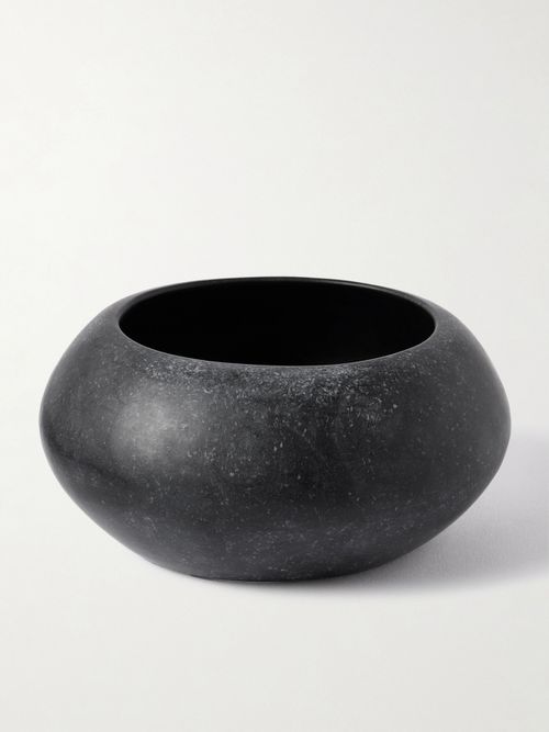 Boulder Resin Bangle - Black