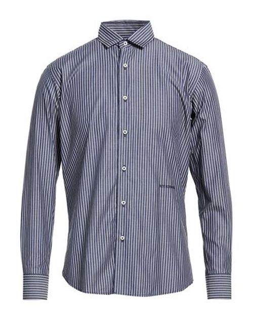 Man Shirt Blue Size 17 Cotton