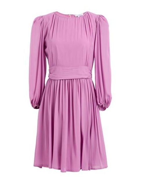 Woman Mini dress Mauve Size 2 Silk