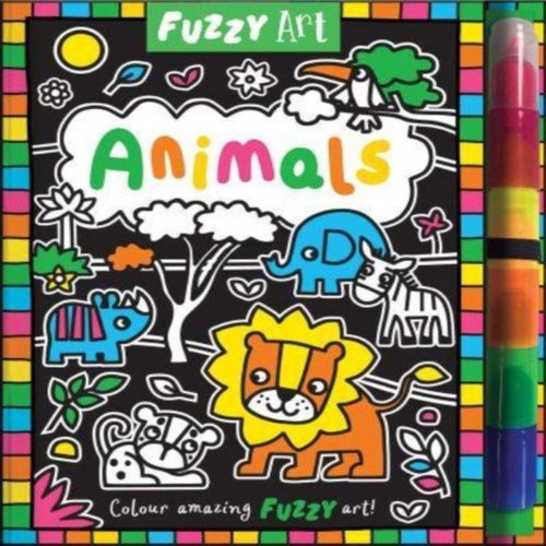 Fuzzy Art Animals Book