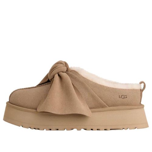 (WMNS) Platform Slip-On Bow Slipper 'Sand'