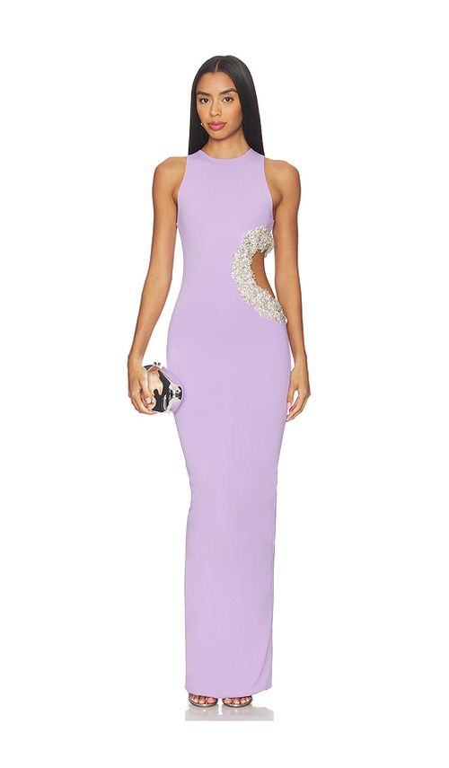 Bronx and Banco Camila Cutout Maxi Dress in Lilac. XL also in