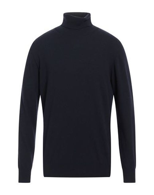 Man Turtleneck Midnight blue Size XXL Merino Wool, Cashmere