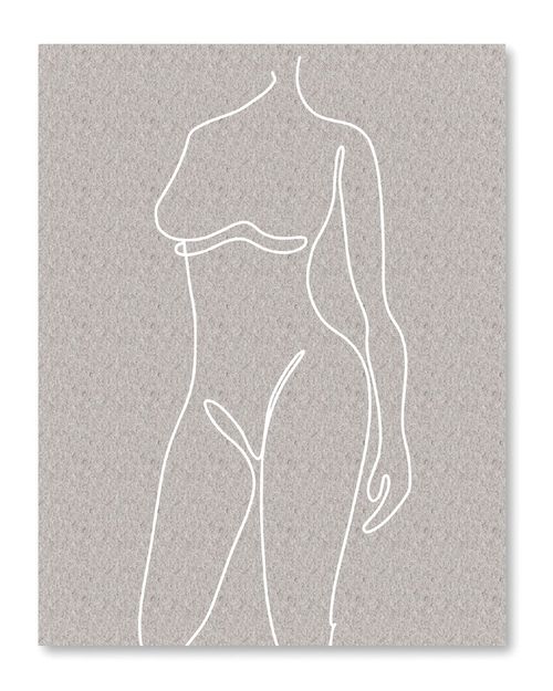 Graham White Figure Canvas Wall Art