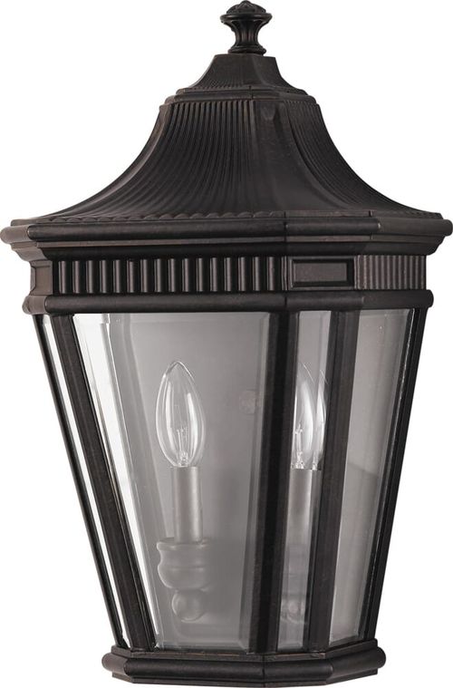 Grecian Bronze Two Light Outdoor Fixture from the Cotswold Lane Collection