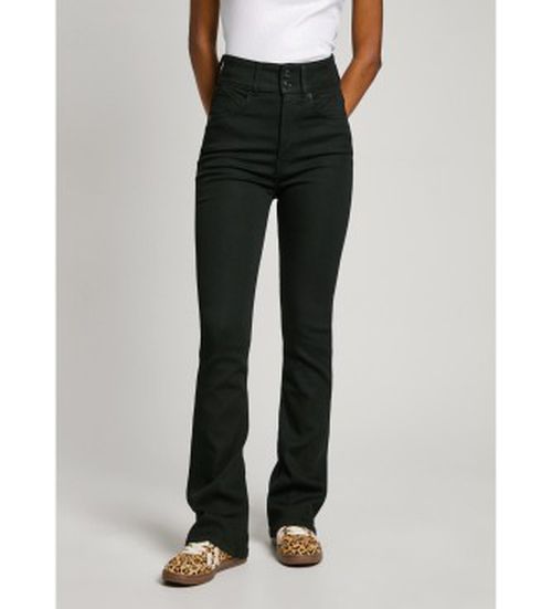 Pepe Jeans for woman. PL204905XM7 Jeans in fit flare Uhw black (26/32), Casual, Denim, Viscose