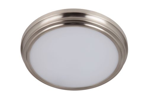 Brushed Polished Nickel LED Flushmount from the X66 flushmounts Collection