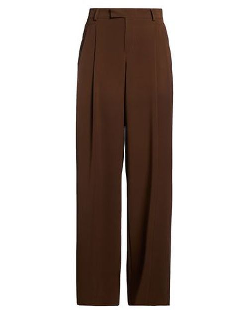 Woman Pants Brown Size 8 Silk