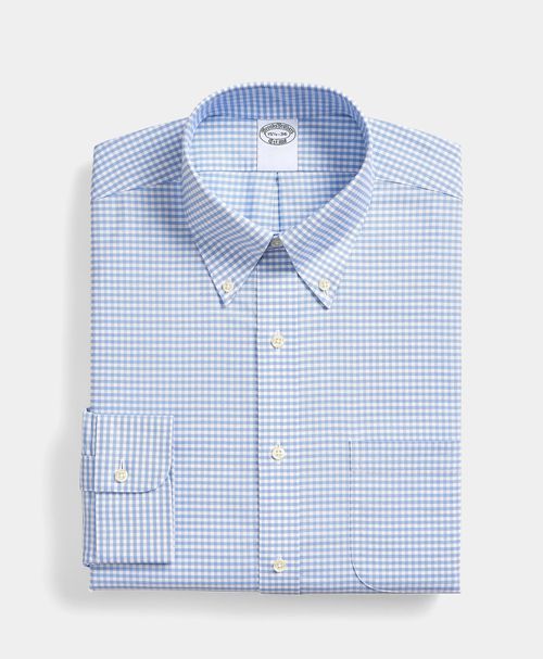 Regular Fit Non-iron Oxford Shirt With Button Down Collar