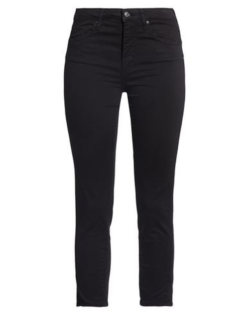 Woman Pants Black Size 31 Cotton, Elastane