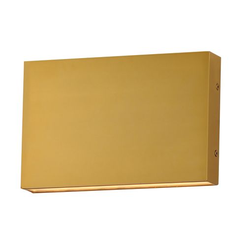 Natural Aged Brass LED Wall Sconce from the Brik Collection