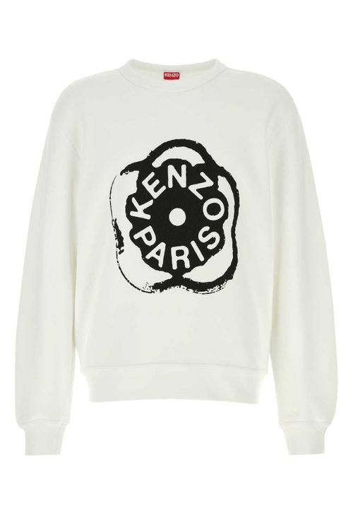 Flower Sweatshirt — White