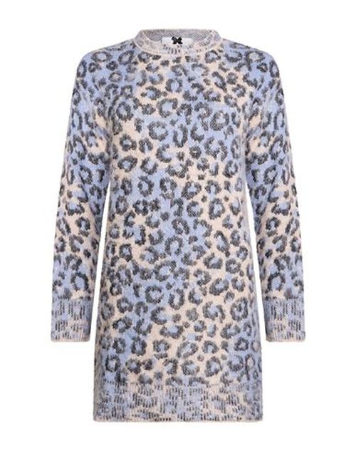 Woman Mini dress Azure Size 6 Polyacrylic, Polyamide, Alpaca wool, Wool, Viscose