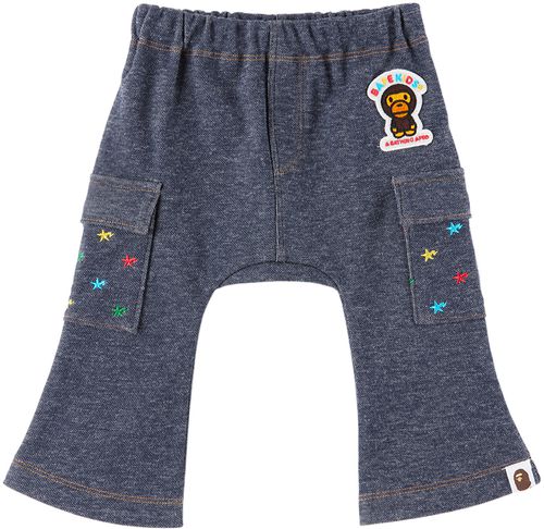 Baby Indigo Blue Baby Milo Star Pants