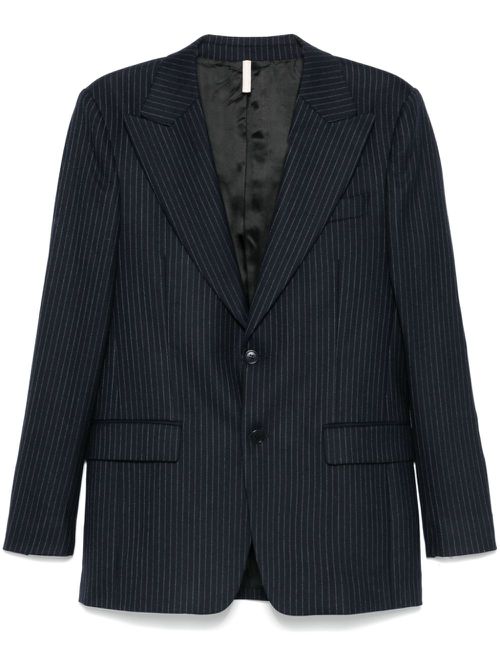Single-breasted blazer - Blue