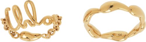 Chloé Gold 'The Chloé Iconic' Ring Set