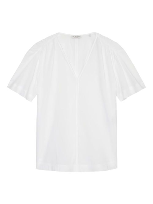 V-neck blouse - White