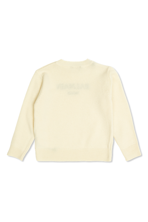 Balmain Kids Sweater With Logo, Unisex, Cream