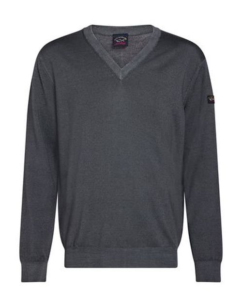 Man Sweater Grey Size S Virgin Wool