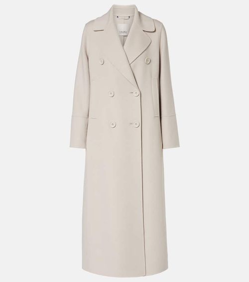 Custodi double-breasted virgin wool coat