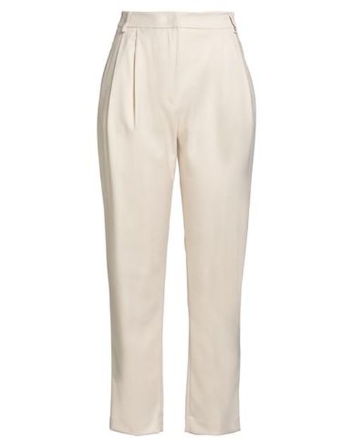 Woman Pants Ivory Size 6 Polyester, Viscose, Elastane