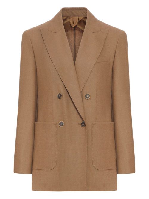 Double-Breasted Cashmere Jacket